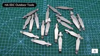Spider Clip Without Pattern For DIY ONLY Knife Button Pocket Clip Titanium EDC Multi Tools