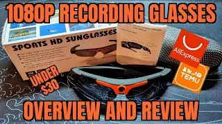 1080P Camera Sports Glasses (H23 / MS23) $30 or less. Tested with samples.