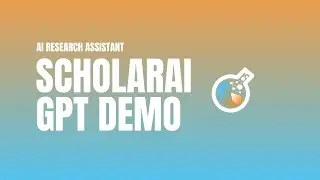 ScholarAI GPT: Your Scientific AI Research Assistant 🚀