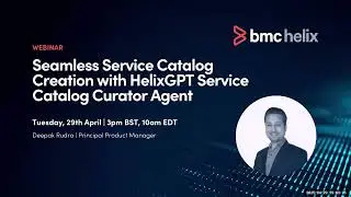 Webinar:  Seamless Service Catalog Creation - HelixGPT Service Catalog Curator Agent