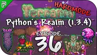 Terraria 1.3.4 Let's Play | Mini Moon Lord Arena & Battle! | Python's Realm [Episode 36]