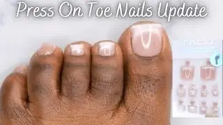 Press On Toe Nails That Last a Month! | 1+ Month Wear Test & Review | BTArt Box Press On Toe Nails