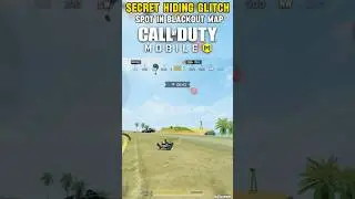 🔥Secret Hiding Spot Glitch in Blackout Map Cod Mobile BR #shorts #trending #codm