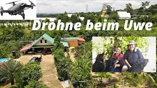 Thailand Ausgewandert. 🌴Drohnenflug &uuml;ber unsere Farm,🌴 das Paradies in Sakon Nakhon, Thailand.
