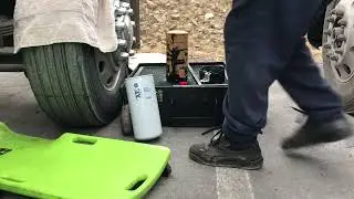 First semi Truck complete oil change for 2023