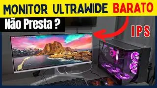 Comprei um Monitor Ultrawide de 34 Polegadas - SuperFrame Vision Ultra Pol IPS Quad HD, 1ms, 165Hz