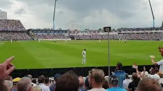 Crowd singing 
