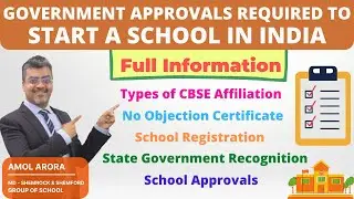 Government Approvals Required to Start a School-Complete Step by Step guidance School Kholne ke liye