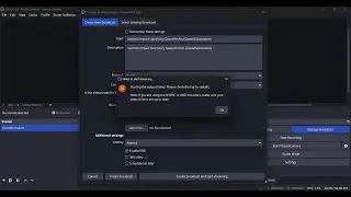 OBS Output Failed Device Driver Up To Date Error Fix