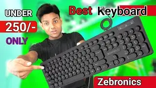 Zebronics K20 vs Arctic Fox Crystal Keyboard | Review in Hindi | Best Budget USB Keyboard?