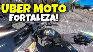 TRABALHANDO 5h DE UBER MOTO EM FORTALEZA,VEJA QUANTO EU GANHEI🤑