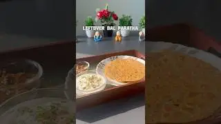 Leftover Dal Paratha Recipe #shorts #recipe #paratha #leftoverrecipe