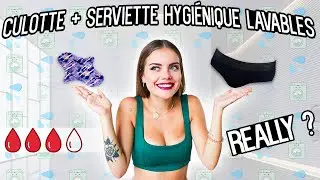 (RÈGLES) CULOTTE + SERVIETTE HYGIÉNIQUE LAVABLES?