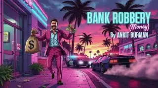 ОГРАБЛЕНИЕ БАНКА (Деньги) &mdash; ANKIT BURMAN | Альбом Vice City | Синтвейв 80-х в стиле GTA | Miami H...