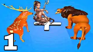 Merge Animal Evolution Game - Walkthrough Part 1 Levels 1-10 - Android ios Gameplay