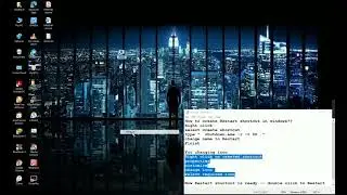 How To Create Restart Shortcut In Windows..
