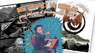 Vlog | Digital art Vs Analog: pros and cons of drawing with a tablet