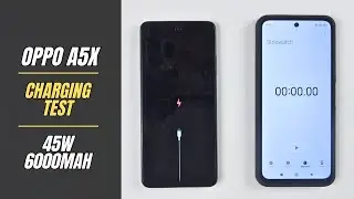 Oppo A5x Battery Charging test 0% to 100% | 45W Charger 6000 mAh