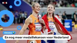 Nederland pakt zilver op gemengde estafette bij WK Atletiek
