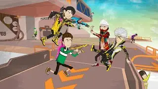 Free fire cartoon animation is very funny.