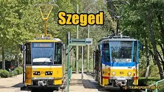 2019.08.11. - A felújított 214-es pályaszámú Tatra villamos a szegedi 4-es vonalon