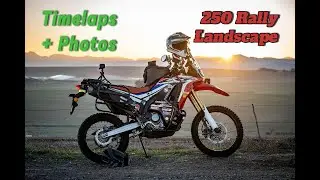 CRF250RALLY ride out for photos.