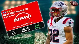 Best Ball Mania VI Monday Draft! | 2025 Redraft Rankings