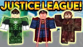THE JUSTICE LEAGUE PROTECTS MAD CITY! (ROBLOX)