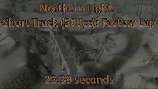 Speedrun: MX vs. ATV Unleashed-Northern Lights Short Track (500cc) (Fastest Lap) [PB] [25.39s]