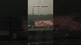 Urban Congestion Chronicles: Battling the Daily Traffic Jam #delhi #gurugram #traffic #youtubeshorts