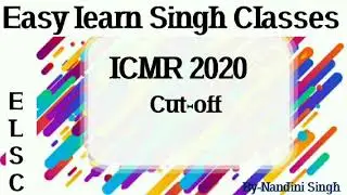Cut off of ICMR-2020 | By Nandini Singh