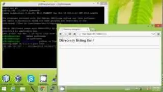 Run simple http server on Raspberry Pi with Python