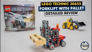 LEGO Technic 30655 Forklift with Pallet polybag detailed review