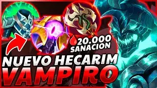💀¡El *NUEVO HECARIM VAMPIRO* con ROBO de VIDA INFINITO les HACE VOMITAR! TE ODIARAN 100% x USAR ESTO