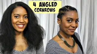 4 Angled Cornrows | Get Sassy Braid Bar