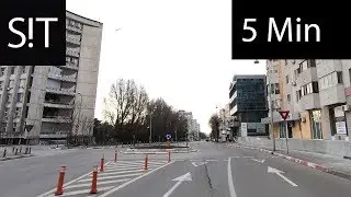 Din Cetru La City Park Mall Constanta In Traffic