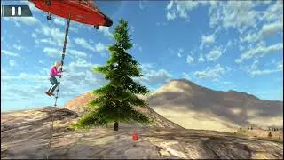 Mission #6  Rescue Hill -Helicopter Flying Simulator :Car Driving