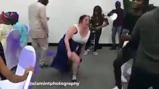 WHITE WOMAN ALMOST GOT NAKED FEELING THE SPIRIT OF HENNESSEY