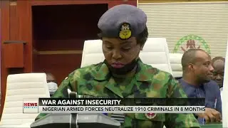 War Against Insecurity: Nigerian Armed Forces Neutralize 1910 Criminals In 8 Months