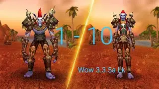world of warcraft upando do lvl 1-10 Gamepaly e Dicas 3.3.5a Br