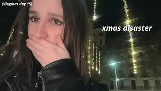 *TRYING* to see the Christmas Lights Turn-On *everything went WRONG* (VLOGMAS D-15)