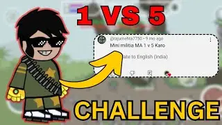 Mini Militia 1 Vs 5 Challenge Gameplay | Alok Gupta Gaming