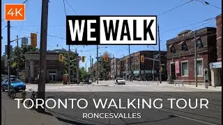 Toronto - Roncesvalles Walking Tour 4K