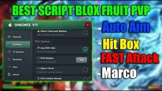 Blox Fruits Script | PVP Script Onion13v11 Hub - Auto Aim & Hitbox Player