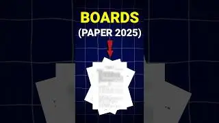 Class 10  BOARDS EXAM Question Paper 😱 | #shorts #short