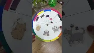 Making my own watercolor color wheel. #watercolor #colorwheel #colormixing #art #shorts #reels