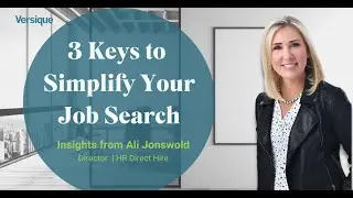 3 Keys to Simplify Your Job Search