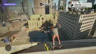 Cool church jump skate.