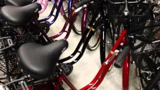 Sjuv&auml;xlad rundramad damcykel