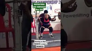 INSPIRATIONAL 80 Year Old Woman Powerlifter 🙏 #shorts